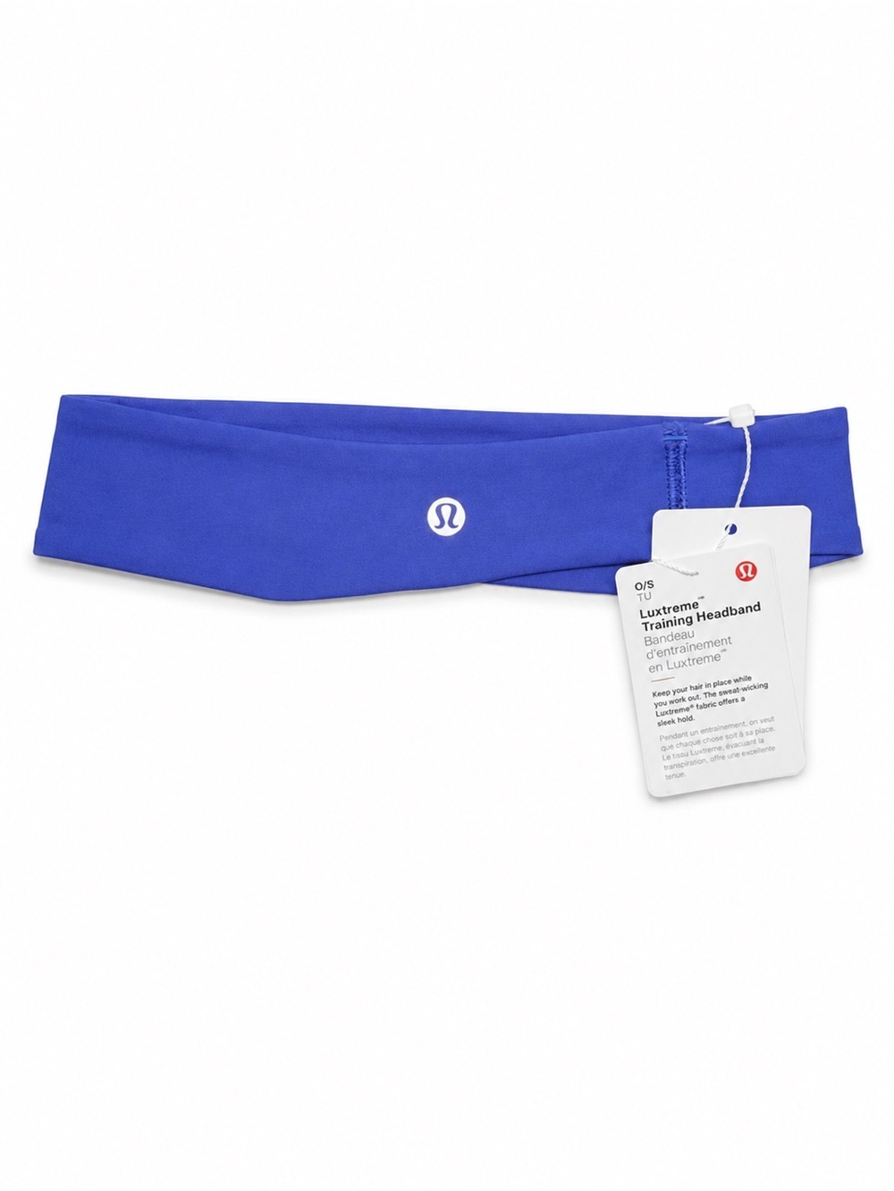 Lululemon Luxtreme Training Headband Blue One Size NWT Sweat-Wicking Athletic